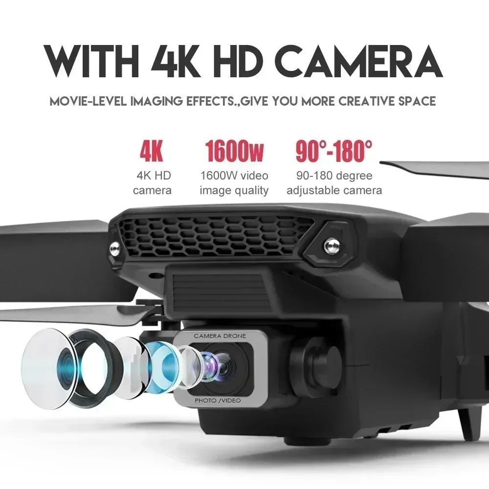 E88 Pro WIFI FPV Drone Wide An – Rc Helicopter Case recenzja i cena